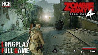 Zombie Army 4 Dead War  Full Game  Hard Mode  Longplay Walkthrough Gameplay No Commentary