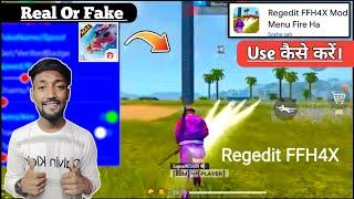 how to use regedit ffh4x mod App Kya hai kaise use kare regedit ffh4x mod App Real Or Fake new hak