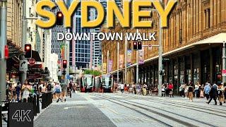 SYDNEY AUSTRALIA  City Walking tour - CBD 4KHDR