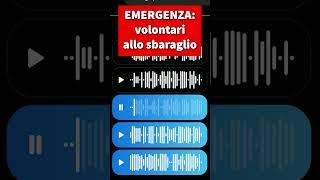 Emergenza volontari allo sbaraglio #infermieristica #divulgazione