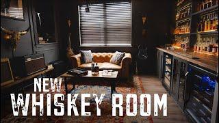 New Whiskey & Cigar Room Tour  Whiskey Room Renovation Pt. 2