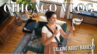 chicago vlog  WEST LOOP APT TOUR + talking about having BABIES?