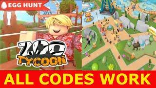 * ALL CODES WORK *  Egg Hunt Zoo Tycoon ROBLOX