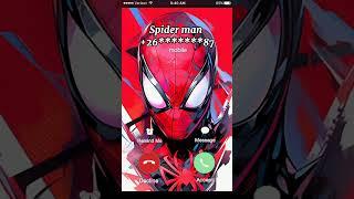 Spider-Man big face call me ️#big #face Spider-Man ringtone #smartphone