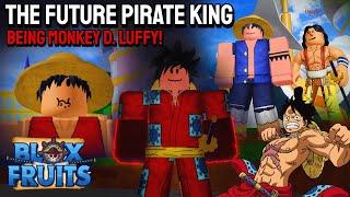 I Became LUFFY For A Day in Blox Fruits  Roblox #bloxfruits