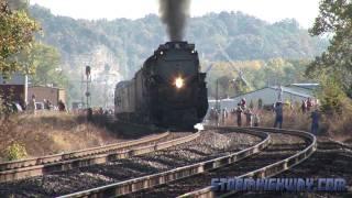 HD Union Pacific steam through St. Louis UP 844 and Challenger 3985