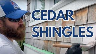 Semitransparent Stain Tips for Wood Cedar Shingles with a Trusted House Painter