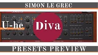 U-he  Diva v1.4.5  Presets Preview No Talking