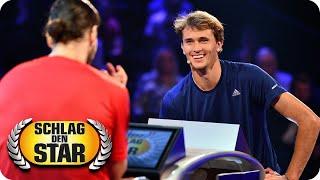 Blamieren oder kassieren  Alexander Zverev vs. Silvio Heinevetter  Spiel 10  Schlag den Star