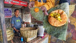 15₹- Only  Highest Selling Dal Puri Aloo Dum in Kolkata  150 Kg Aloo Dum Everyday  Street Food