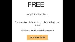 Activate your free digital Tribune subscription