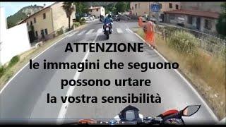 Muore in moto contro lauto le immagini choc dellincidente