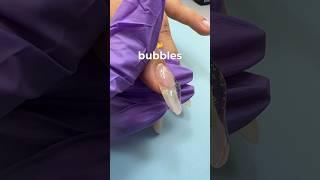 Bubbles 🫧 in gel  How to avoid it ? 