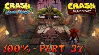 Crash Bandicoot - N. Sane Trilogy - 100% Walkthrough Part 37 Dr. Nitrus Brio