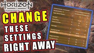 CHANGE these Settings RIGHT NOW  Horizon Forbidden West