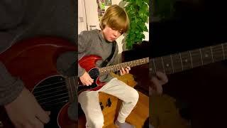 While My Guitar Gently Weeps Solo by 10 yr old Jake