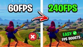 Fix FPS Drops & BOOST FPS In Fortnite Chapter 5 Easy Steps