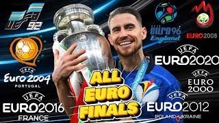 All EURO Finals from Euro 1992 to Euro 2020