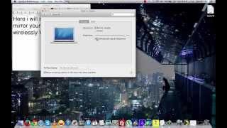 How to Mirror MacBook screen without Apple Tv Wirelessly