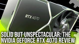 Nvidia GeForce RTX 4070 Review A Solid But Unspectacular 1440p Upgrade