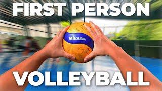 First Person Volleyball Is Absolutely Incredible  POV Volleyball Episode 1