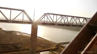 100 yrs old Chambal Bridge  High speed Trains thundering over the bridge