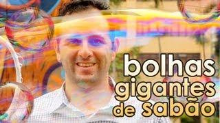 Bolhas de sabão gigantes RECEITA DE BOLHA DE SABÃO - Giant soap bubbles recipe