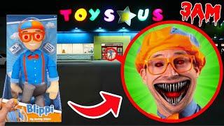 DO NOT BUY BLIPPI TOYS FROM THE TOY STORE AT 3AM *CURSED BLIPPI TOYS* EVIL BLIPPI IN REAL LIFE