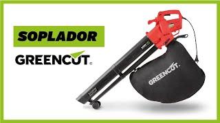 Greencut EBV3000C - Un soplador eléctrico que también aspira y tritura hojas.