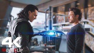 Iron Man Vs Loki - Funny Fight Scene In Hindi - The Avengers Movie CLIP 4K
