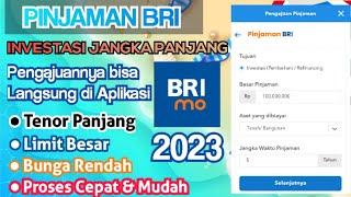 Pinjaman BRI 2023 bisa pengajuan online di BRImo Pinjaman Investasi jangka waktu panjang