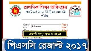 PSC Result 2017   Get Result with marksheet  Education BD