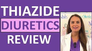 Thiazide Diuretics Pharmacology Nursing NCLEX Review Mechanism of Action & Side Effects