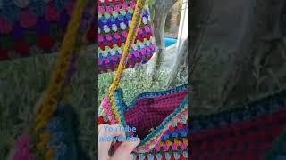 Bahçemin güzelleri  #crochet #bag #örgüçantayapımı #canta #crochetbag #kagitip