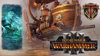 Thunderbarge & Coast Ghost SWARM Dwarfs vs Vampire Coast - Total War Warhammer 3