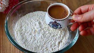  Mix Turkish coffee and flour.  amazing.️ cheap and delicious.️