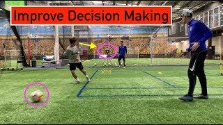 ️Improve Awareness & decision making drill  Joner 1on1 Football Training