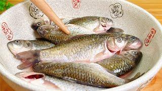 I have eaten crucian carp for more than 30 years and I like this way of eating it the most.