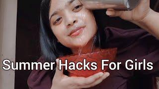 Summer Hacks For Girls  Life saving Summer Hacks For Girls  #short #summerhacks