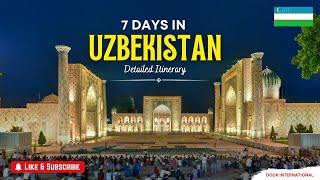 7 Days Uzbekistan Tour Itinerary  Visit Tashkent Bukhara Samarkand & Chimgan Travel Guide