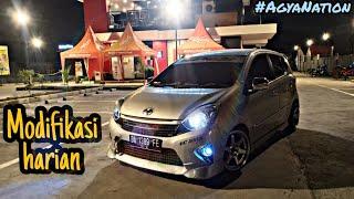 MODIFIKASI HARIAN TOYOTA AGYA 1.0 SILVER