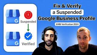 Fix & Verify a Suspended Google Business Profile GMB Verification 2024