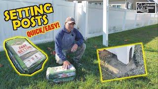 How To Use Sakrete Fast Setting Concrete Mix  Phillips Vision Episode - 100