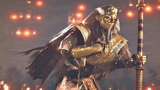 Assassins Creed Origins Curse of The Pharaohs DLC - All Pharaoh Boss Fight & Ending