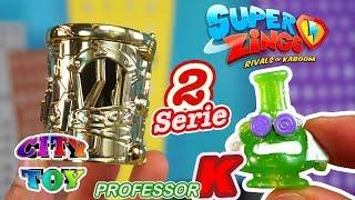 SUPER ZINGS serie 2 con Profesor K y Guarida ORO en City Toy
