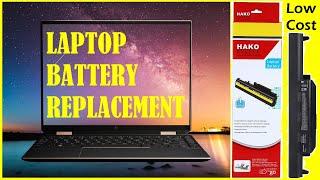 Laptop Battery Replacement  With Compatible Low Cost Battery  Dell Laptop Battery Change  Self