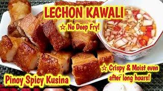 Super Crispy Lechon Kawali Recipe  Crispy Moist - No Deep Fry