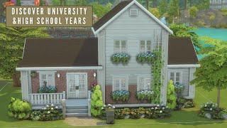 a professors house  discover university & high school years  The Sims 4 Speed Build