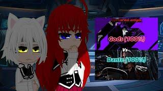 High School DxD Reacts to Issei as Dante part 1? tiktokgachaplusleave your like