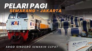 NGEBUT BANTER 120KMPH COCOK KEJAR WAKTU SIANG DI JAKARTA￼‼️Naik KA Argo Sindoro Semarang - Jakarta